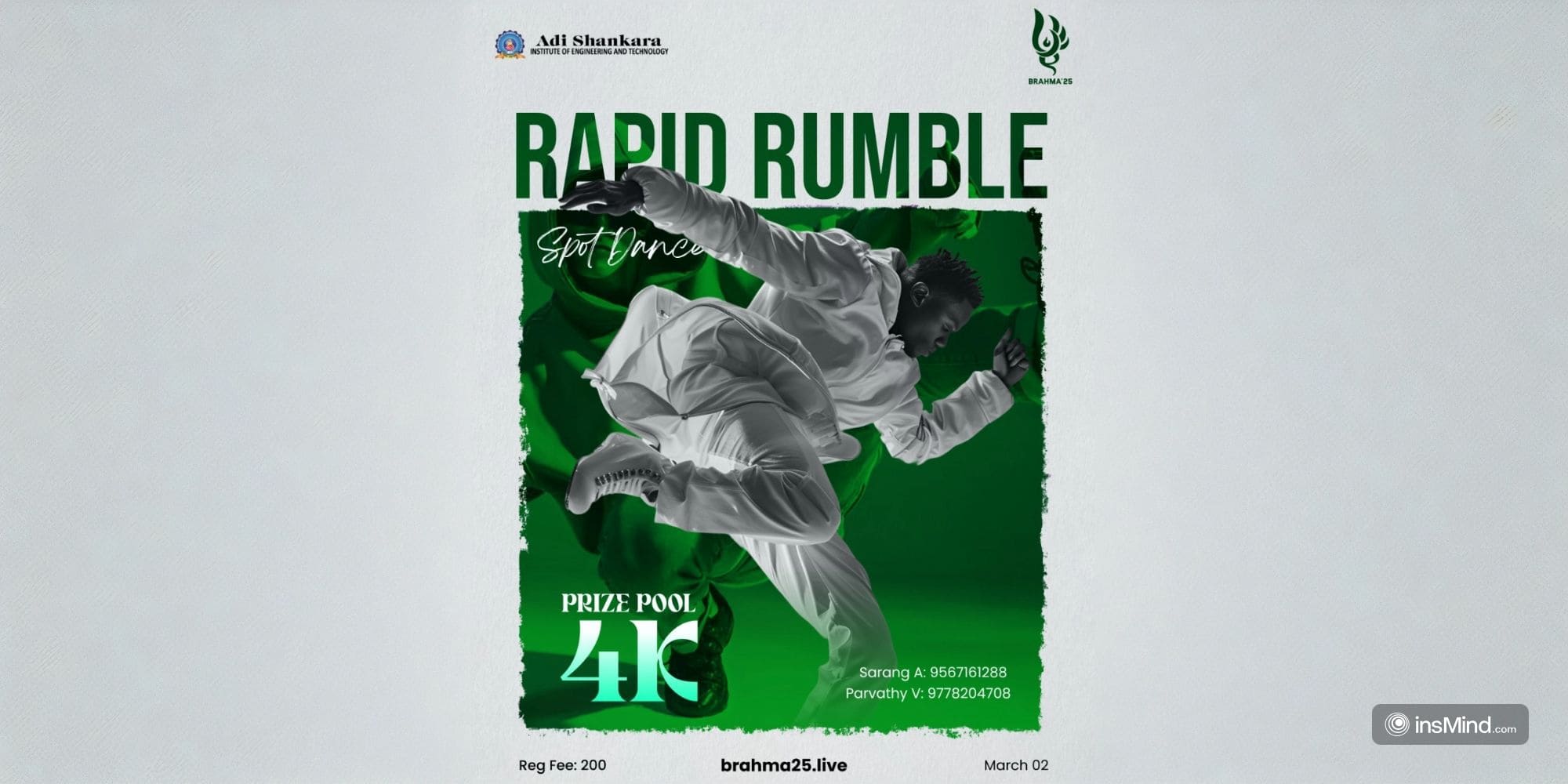 Rapid Rumble - Spot Dance Sunday, March 2, 2025