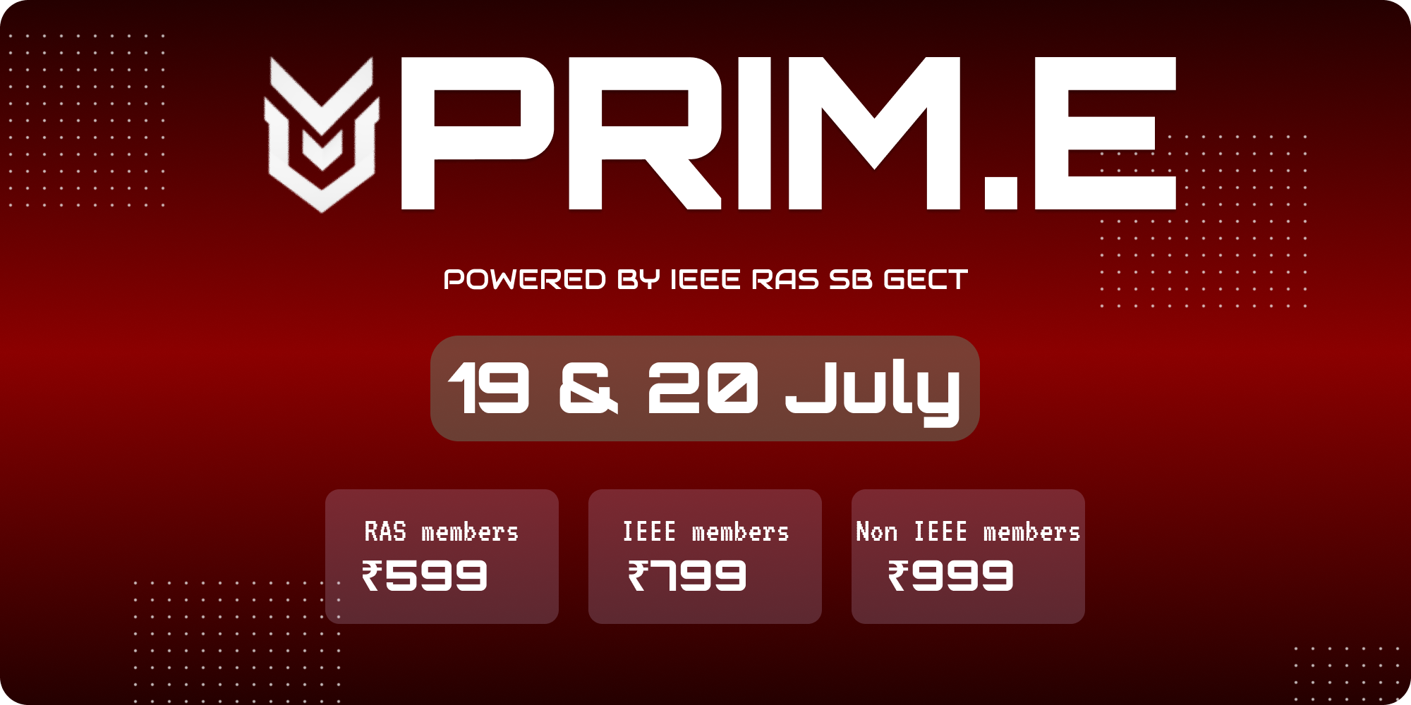 PRIM.E Saturday, July 19, 2025