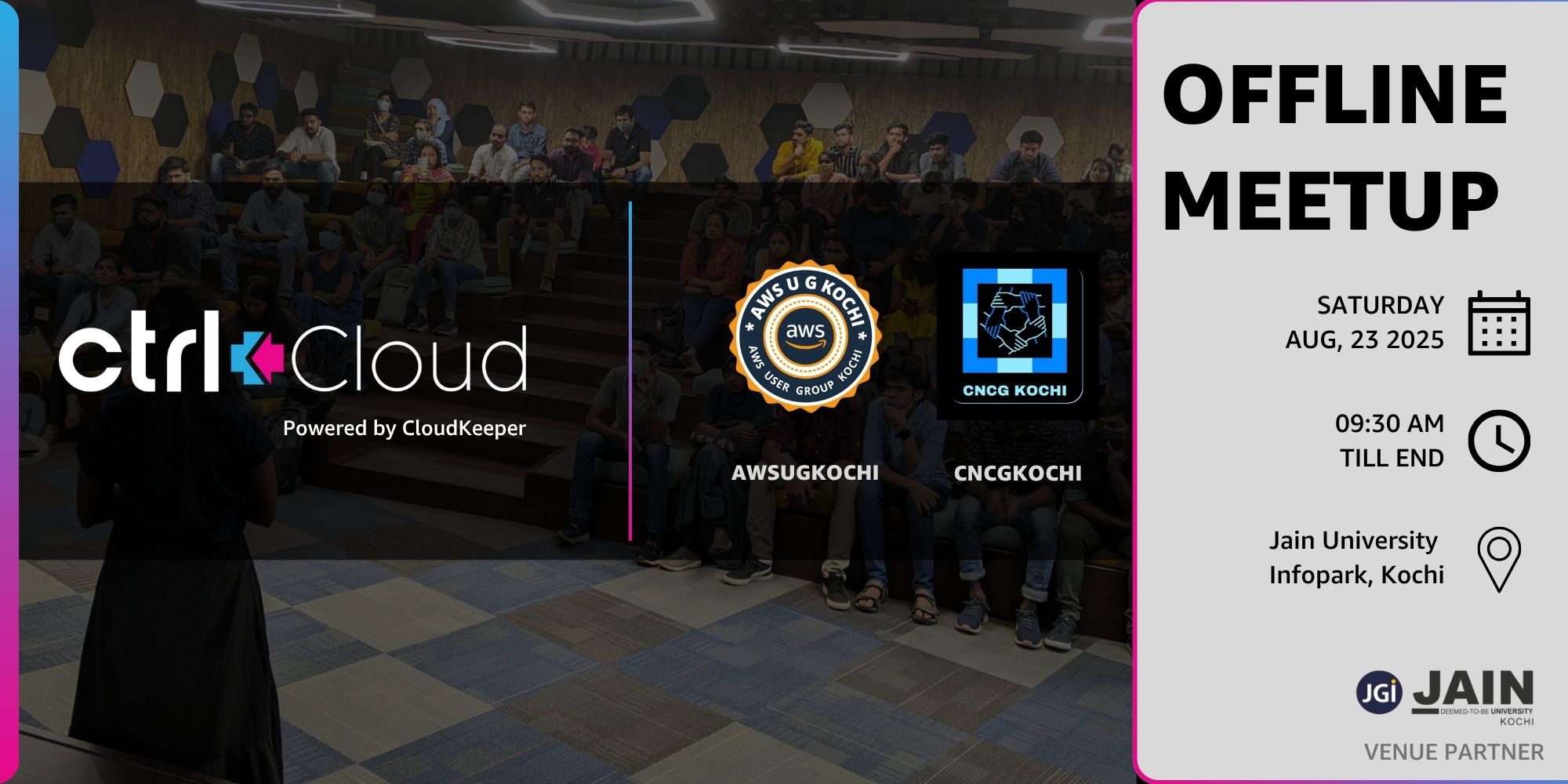 awsugkochi-cncgkochi-aug-meetup Saturday, August 23, 2025